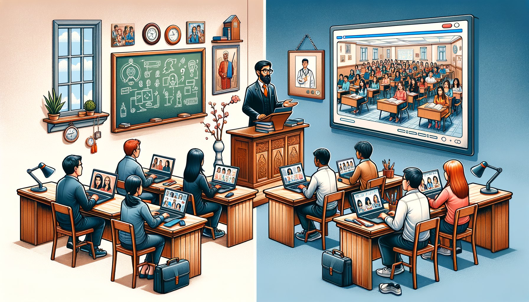Comparing In-Person and Online Education